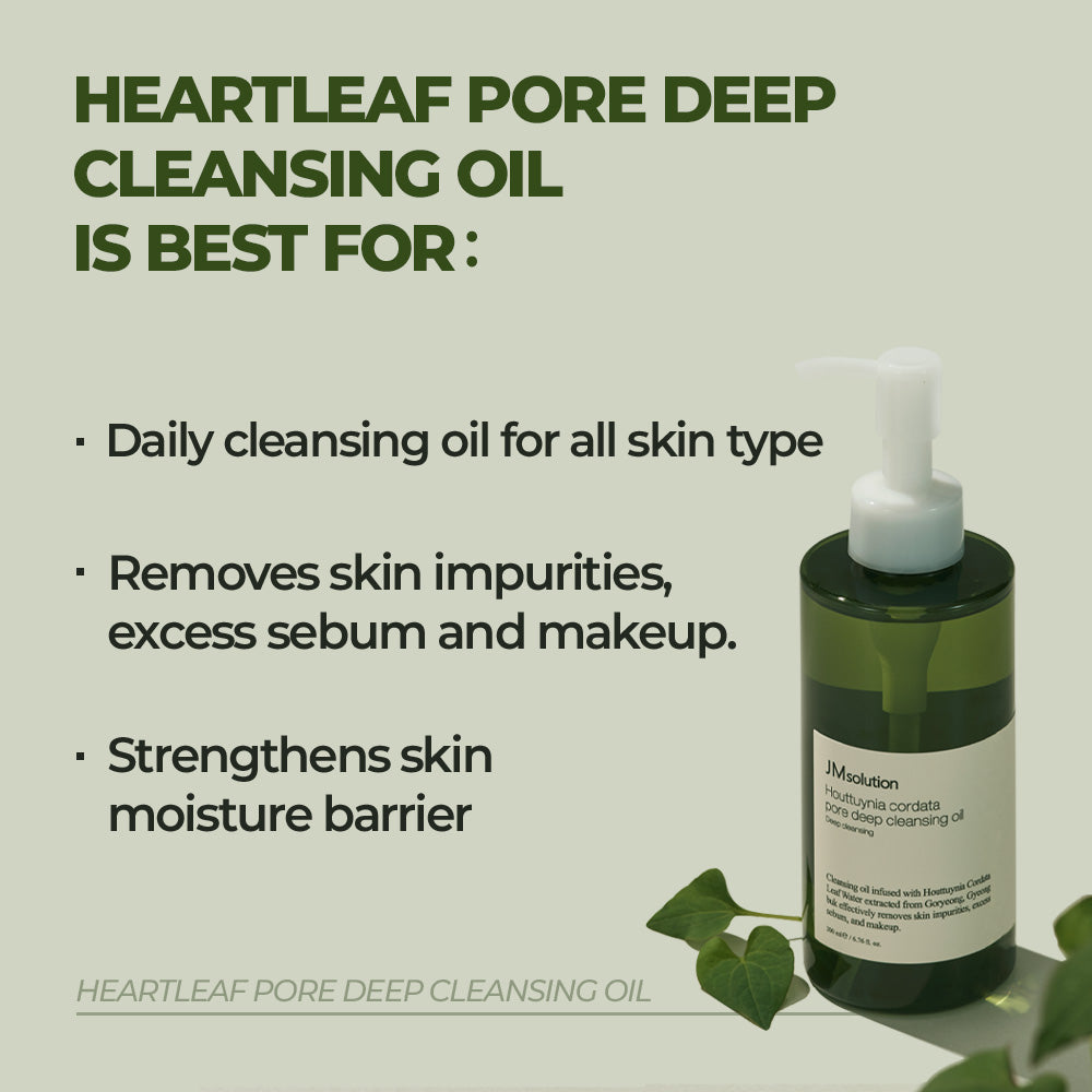 JM Solution Heart Leaf Cleansing Oil + Heart Leaf Cleansing Foam