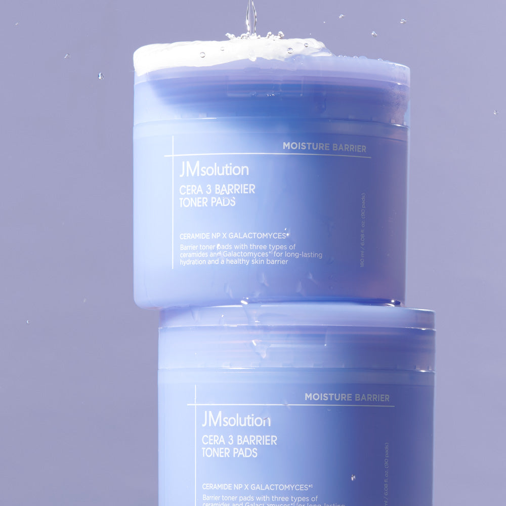 JMsolution Cera 3 Barrier Toner Pad – Strengthen Skin Barrier with 3 Ceramides & Panthenol
