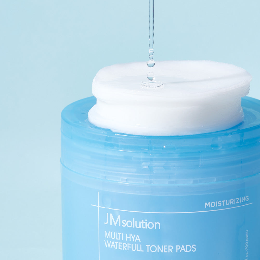 JMsolution Multi-Hya Waterful Toner Pad – Multi-Hya Waterful Toner Pad – Deep Hydration with 7 Hyaluronic Acids