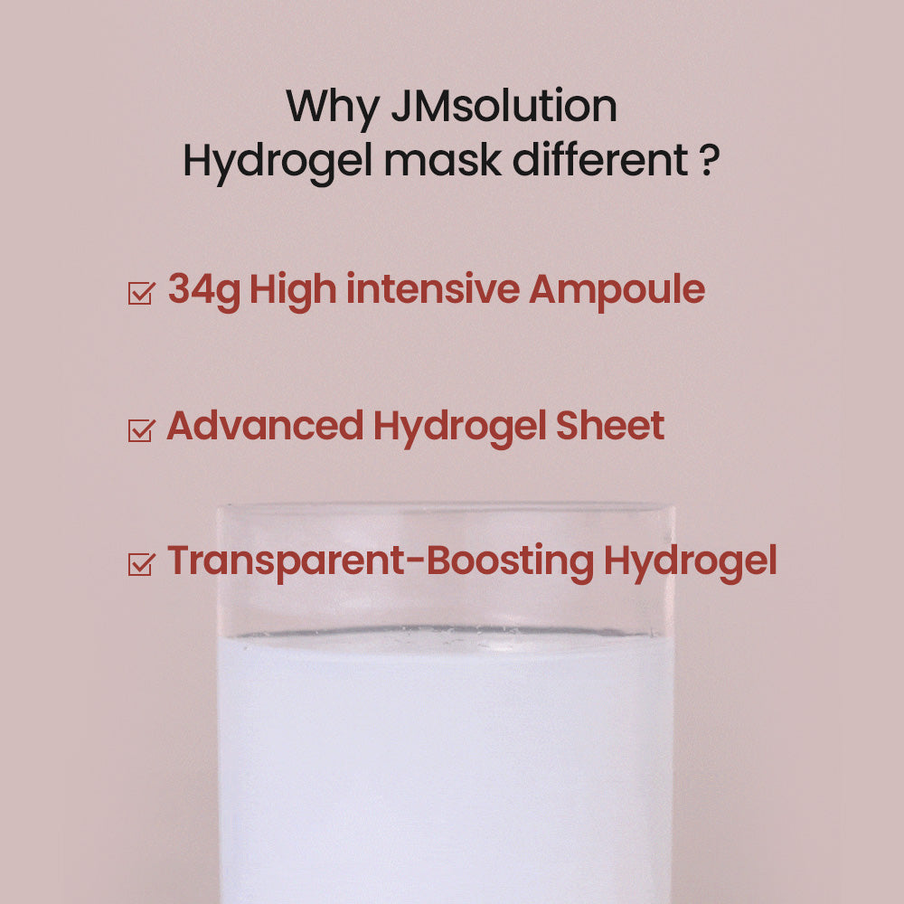 JMsolution Bio Collagen PDRN Firming Mask – Anti-Aging Hydrogel Mask with high intensive ampoule & Salmon DNA – Skin Lifting & Wrinkle Care(4 Sheets)