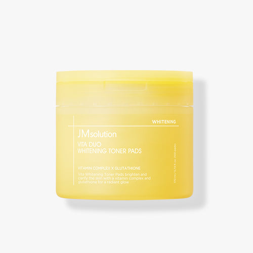 JMsolution Vita Duo Whitening Toner Pad – – Brighten & Even Skin Tone with Vitamin Complex & Glutathione