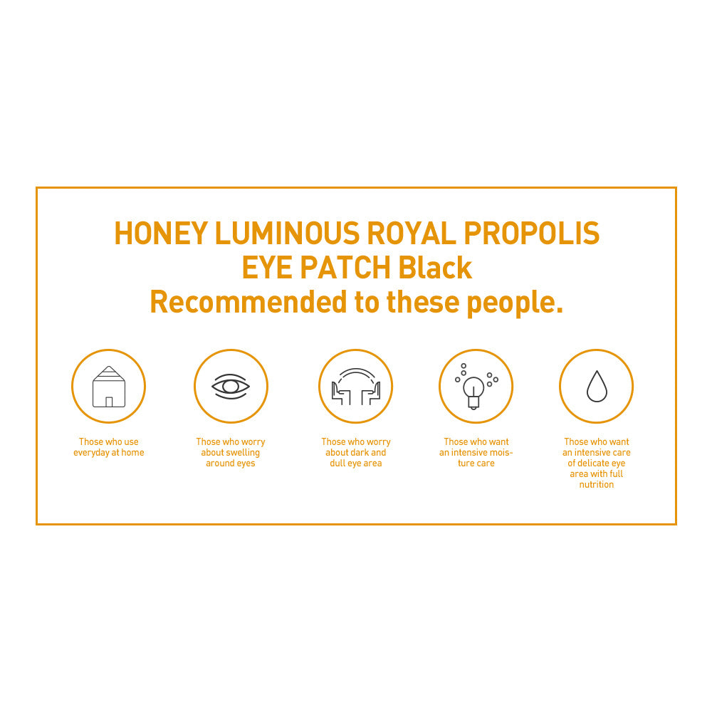 Honey Luminous Royal Propolis Eye Patch 1.4G 60ea