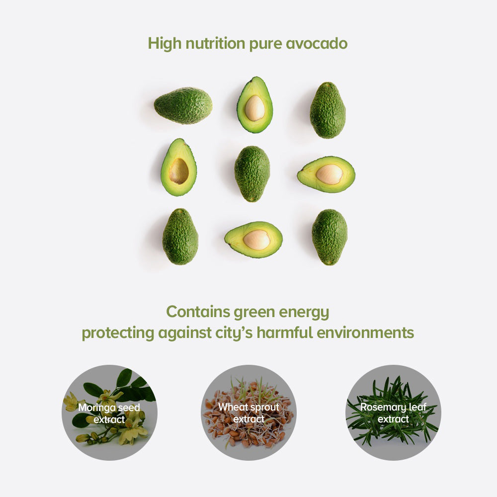 Water Luminous Avocado Oil Ampoule Mask (10 Sheets)