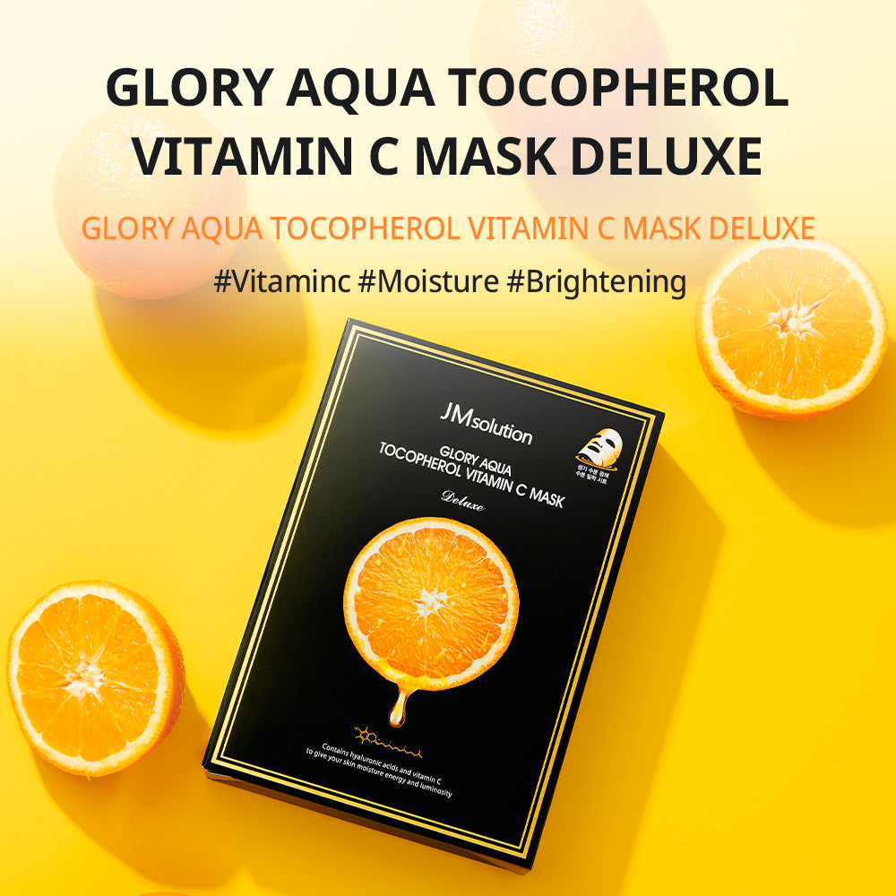 Glory Aqua Tocopherol Vitamin C Mask (10 Sheets)