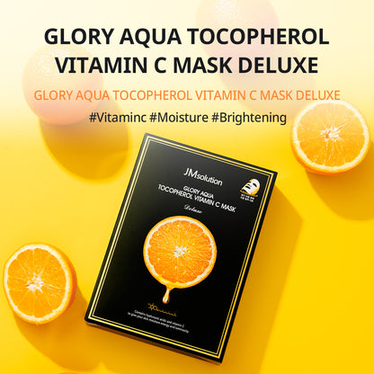 Glory Aqua Tocopherol Vitamin C Mask (10 Sheets)