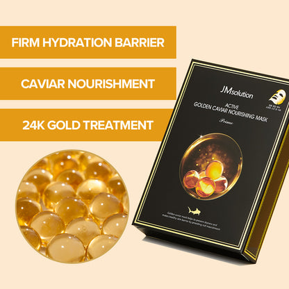 Active Golden Caviar Nourishing Mask (10 Sheets)