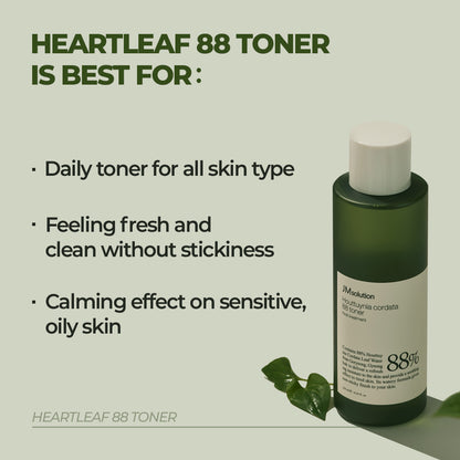 JM Solution Heart Leaf Cleansing Oil + Heart Leaf 88%Toner