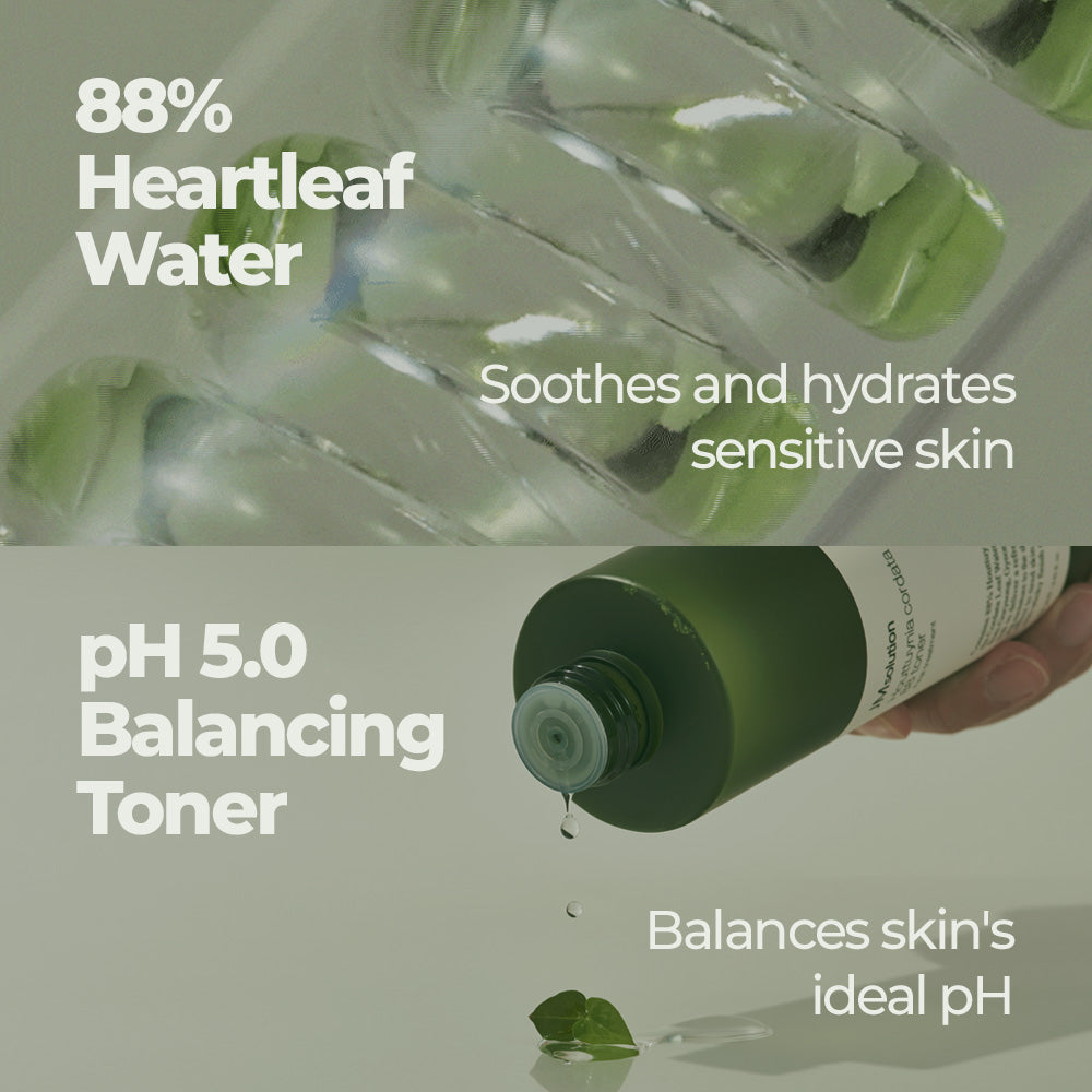 (Lowest Price!!)JM Solution Heart Leaf Micro-Cleansing Set (Cleansing Oil + Cleansing Foam + 88Toner)