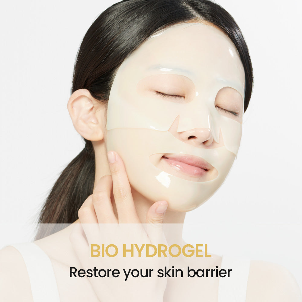 JMsolution Bio Vita Duo Brightening Mask -Vitamin C + E Hydrogel Mask for Dull Skin – Dark Spot Correcting & Radiance Boosting – Clinically Proven (4 Sheets)