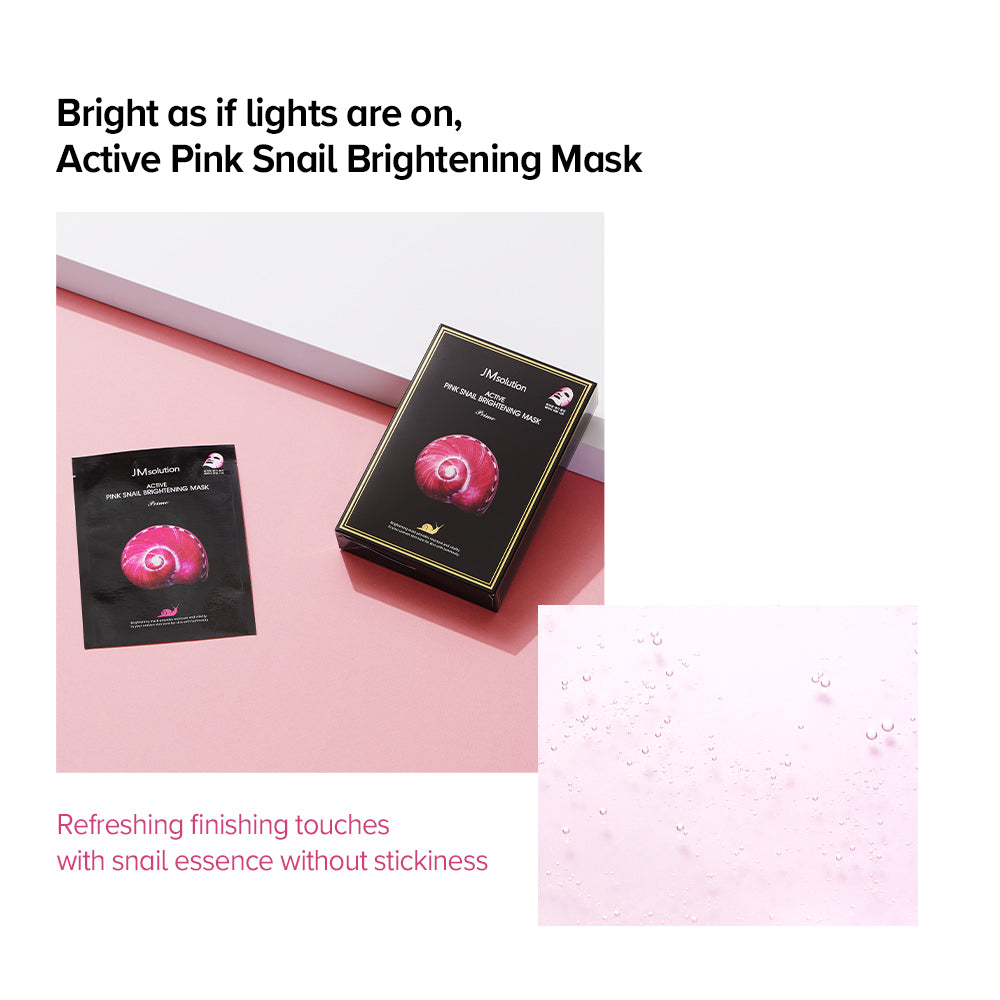 Active Pink Snail Regenerating Mask (10 sheets)