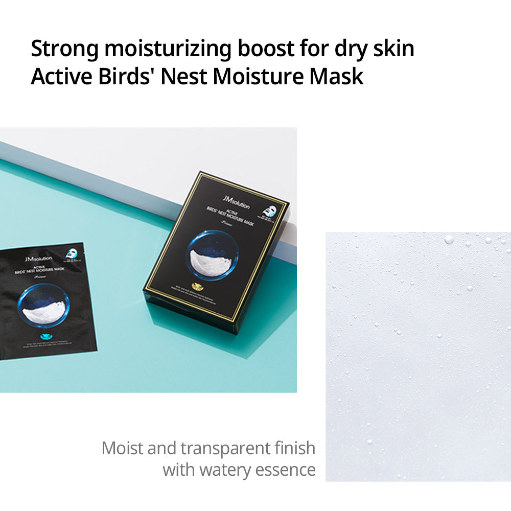 Active Birds' Nest Moisture Mask (10 Sheets)