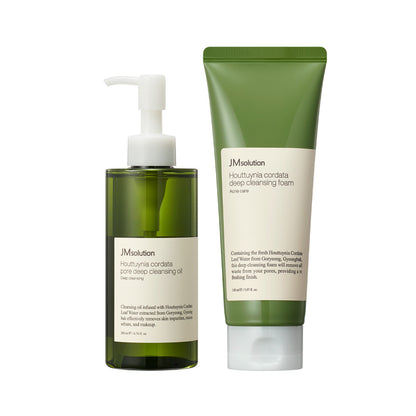 JM Solution Heart Leaf Cleansing Oil + Heart Leaf Cleansing Foam