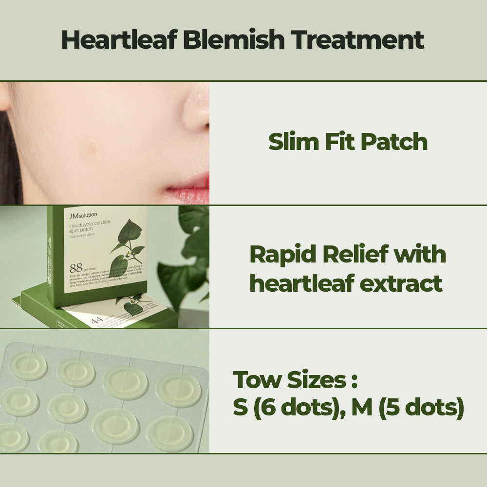 JM Solution Heart Leaf Spot Patch (44 Patches)