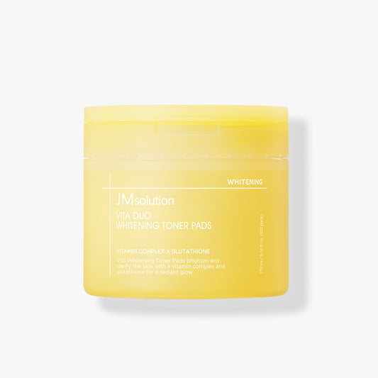 JMsolution Vita Duo Whitening Toner Pad – – Brighten & Even Skin Tone with Vitamin Complex & Glutathione