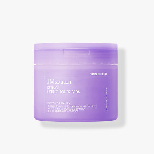 JMsolution Retinol Lifting Toner Pad – Visibly Firms & Lifts with Retinol, Peptides & Vitamins