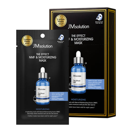 JMsolution The Effect NMF Hydration Mask – Intensive Moisturizing Sheet Mask , 24ml x 10 Sheets